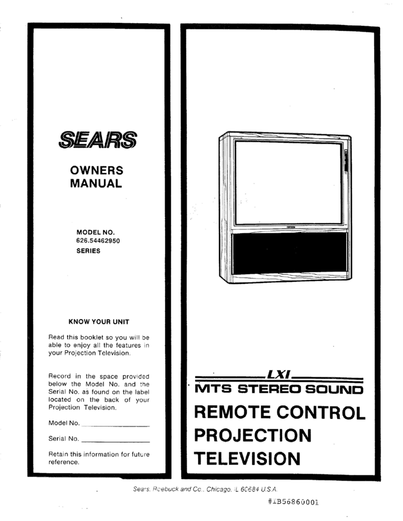 Sears LXI 626.54462950 owner's manual