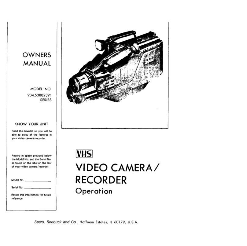 Sears 934.53802391 SERIES owner's manual
