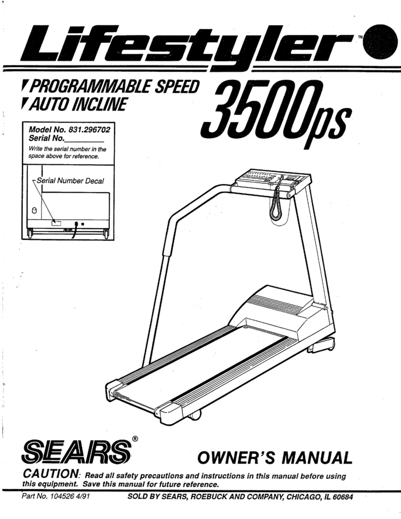 LIFESTYLER Lifestyler 3500ps owner's manual