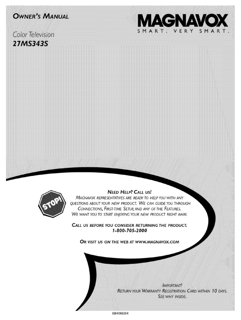 Magnavox 27MS343S User manual