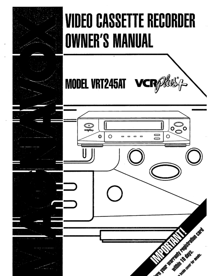 Magnavox VRT245AT User manual Magnavox VRT245AT User manual