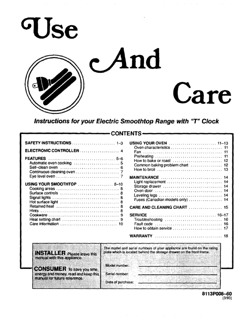 Magic Chef 3888VRV-Z Installation instructions