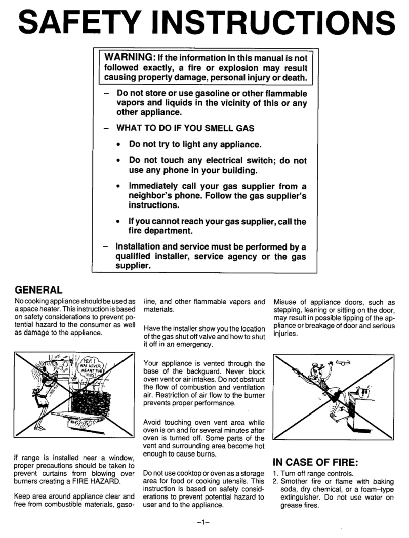 Magic Chef 6498XRA s User manual