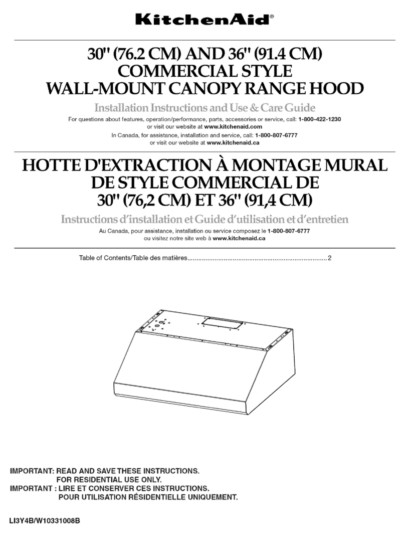 KitchenAid KXU8030YSS0 Product information sheet