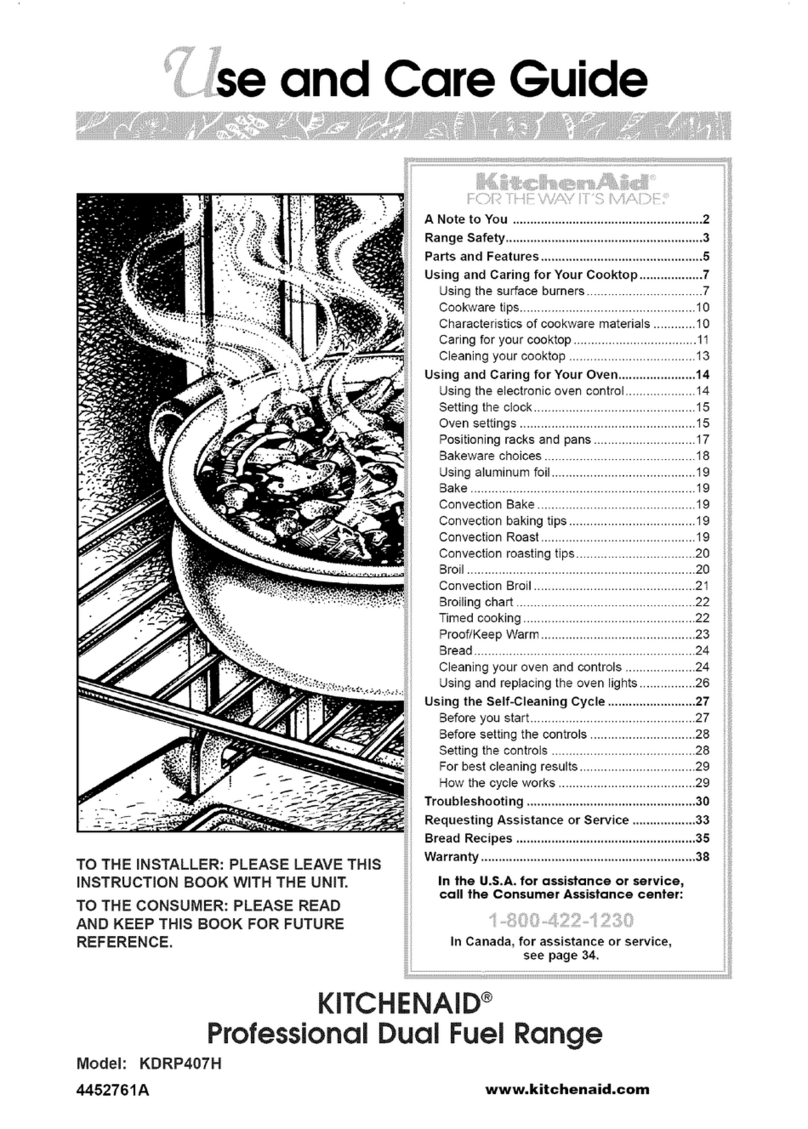 KitchenAid KDRP407HSS2 User manual