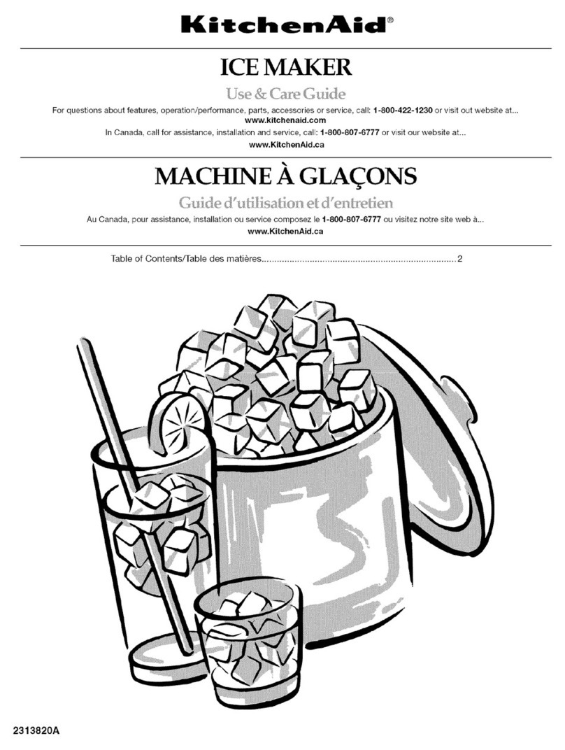 KitchenAid KUIC18PNTS1 Use & care guide