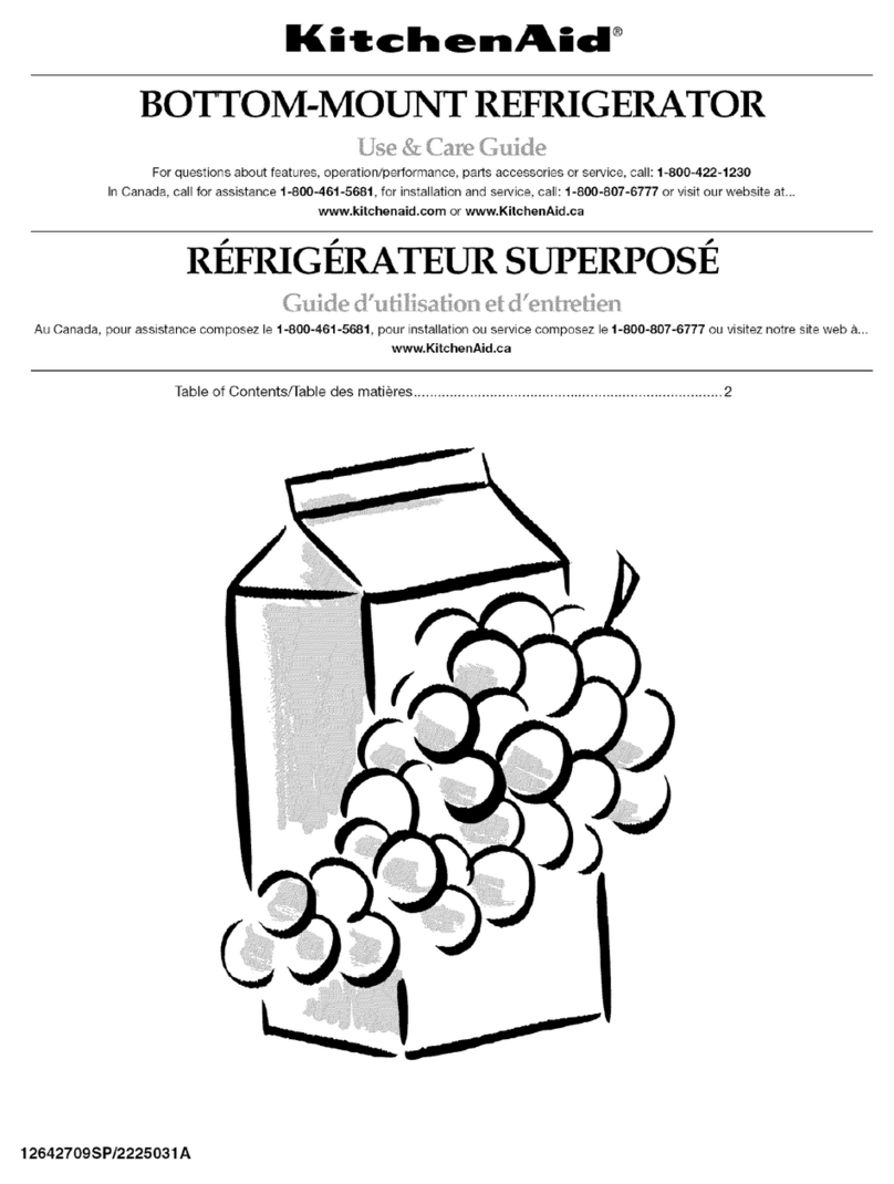 KitchenAid KBRA20EMBT User manual