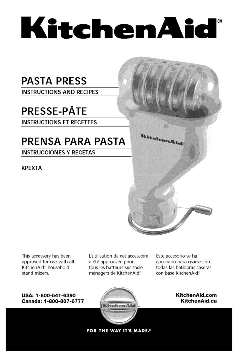 KitchenAid KPEXTA Quick guide