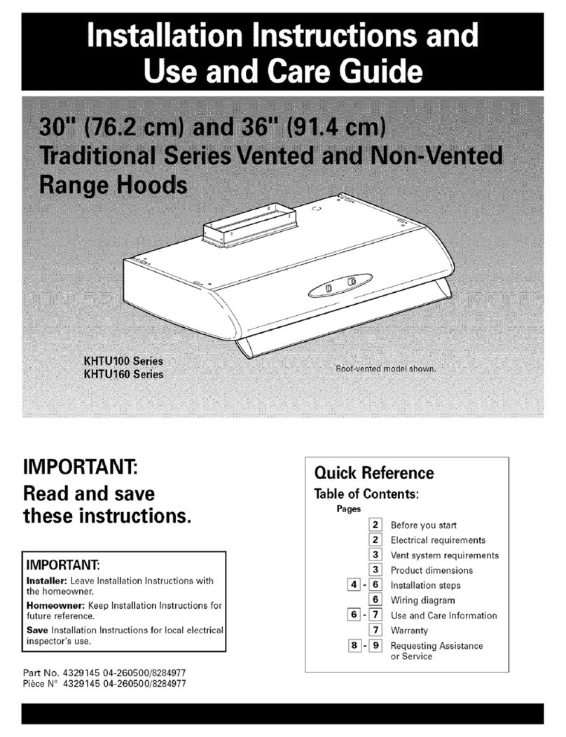 KitchenAid KHTU100 Series Manual