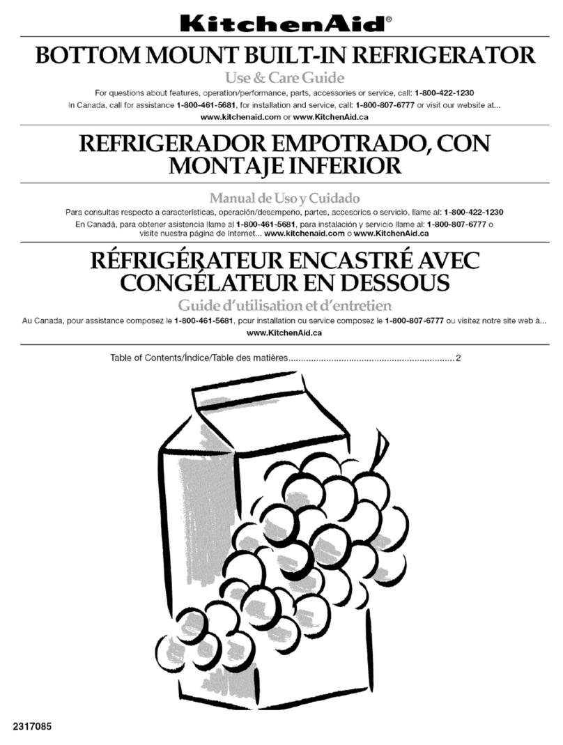 KitchenAid KBRC36FMS02 User manual