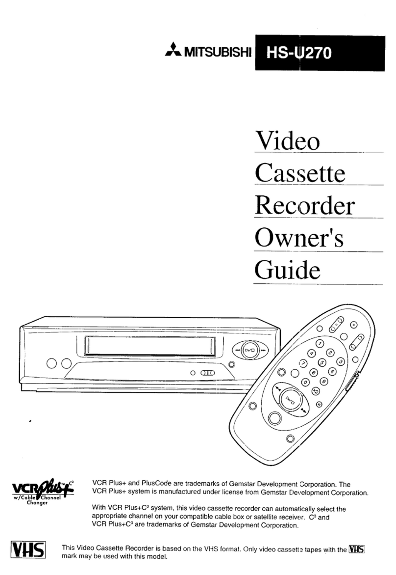 Mitsubishi HS-U270 User manual