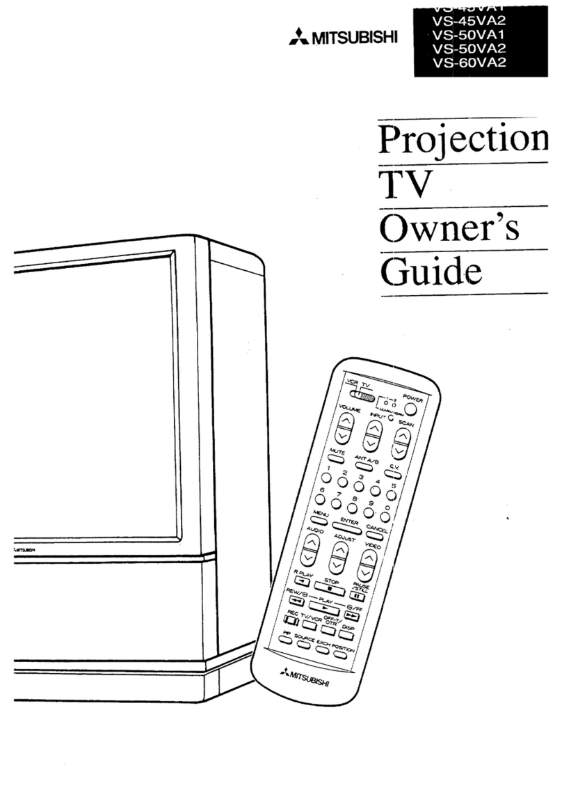 Mitsubishi VS-45VA2 User manual