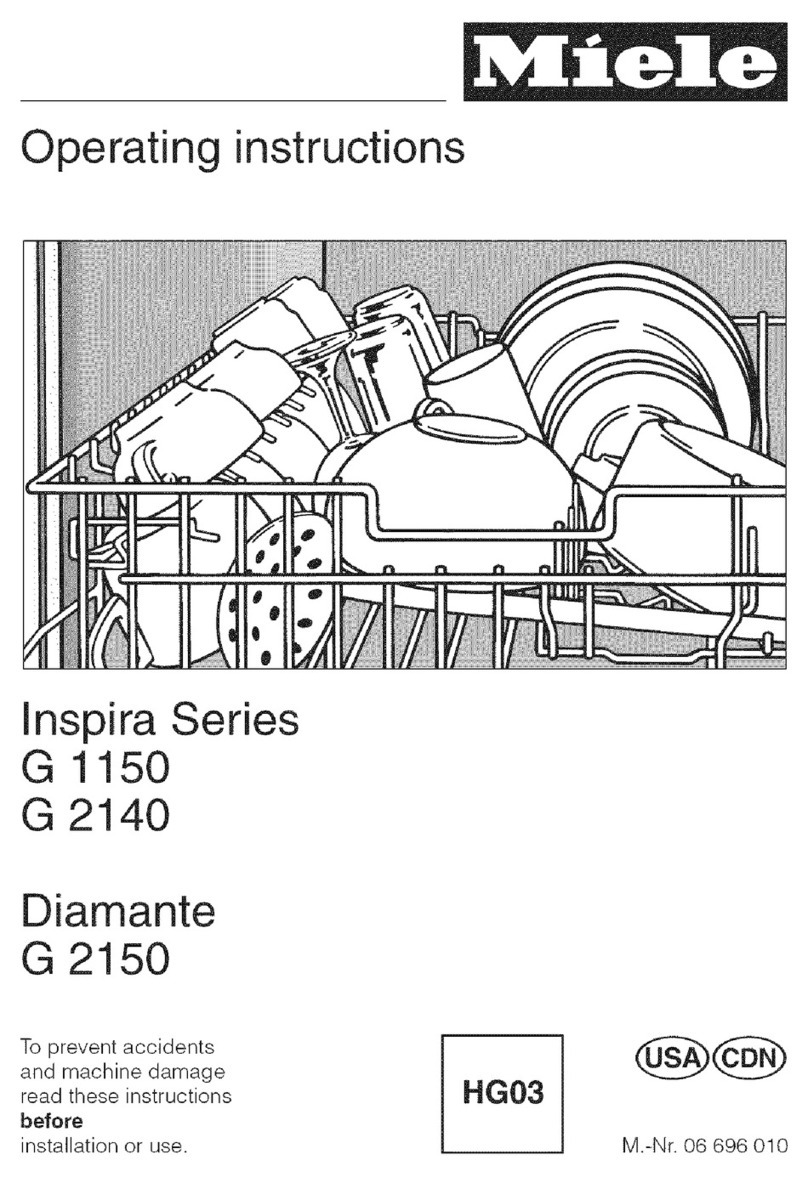 Miele INSPIRA G 2140 User manual Miele INSPIRA G 2140 User manual