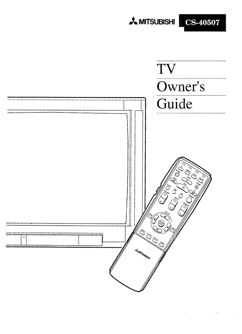 Mitsubishi CS-40507 User manual Mitsubishi CS-40507 User manual