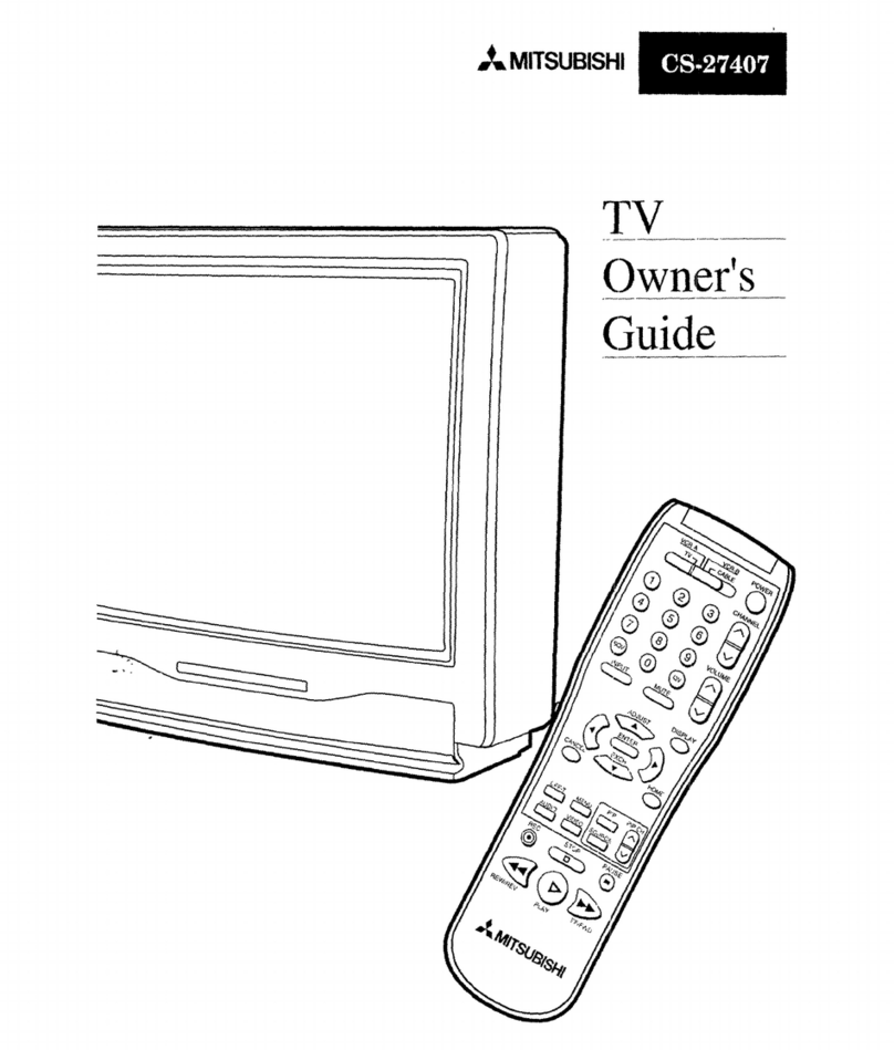 Mitsubishi CS-7407 User manual