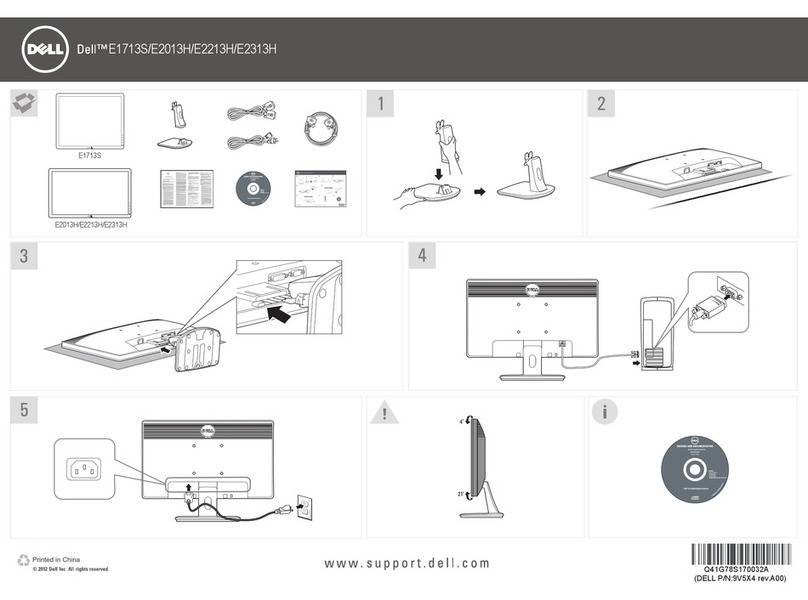 Dell E1713S User manual