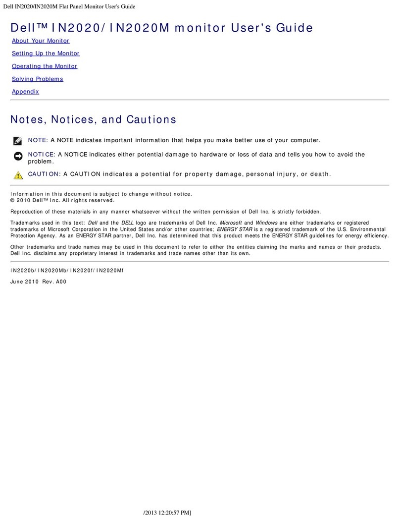 Dell IN2020M User manual