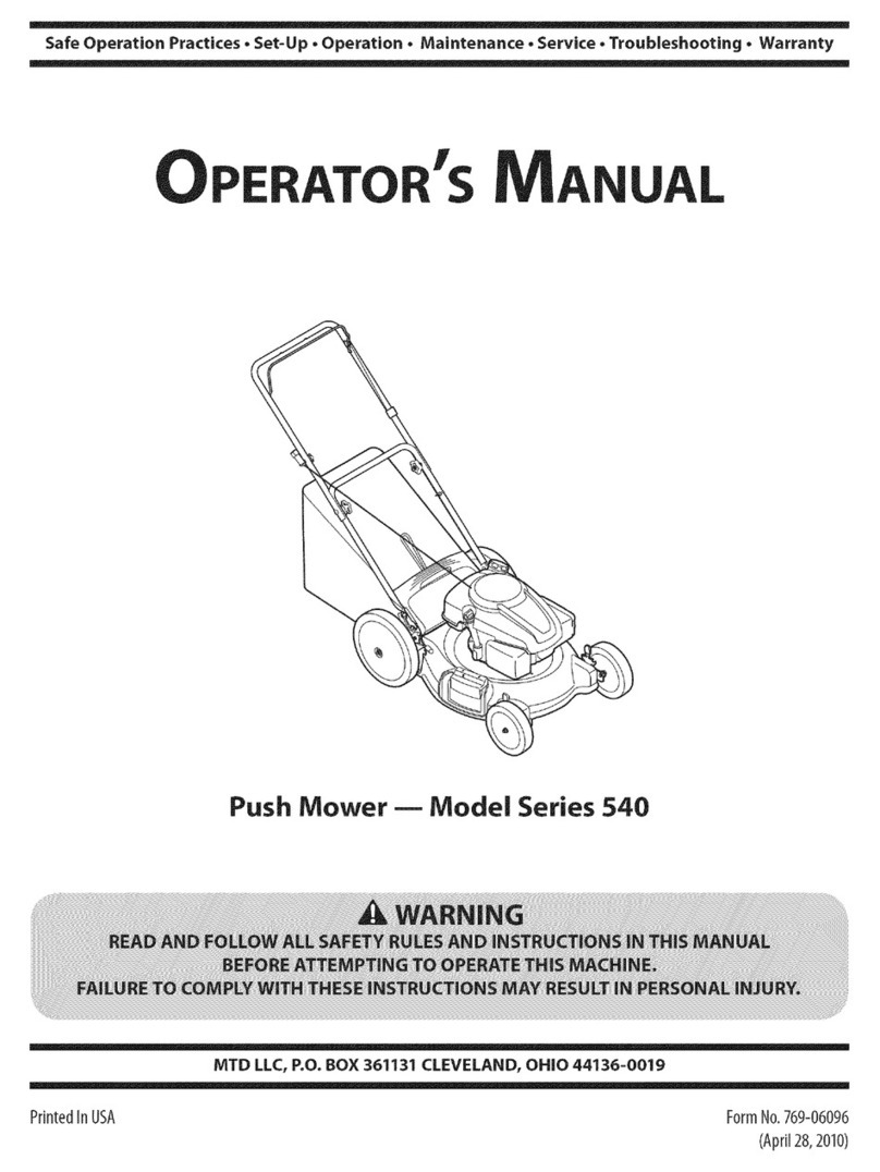 MTD 11A-54K3001 User manual