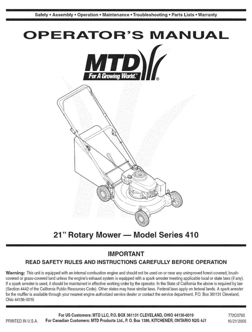 MTD 11A-413A800 User manual
