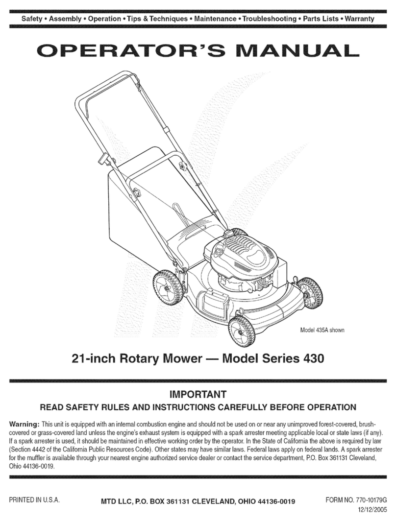 MTD 11A-439Q755 User manual