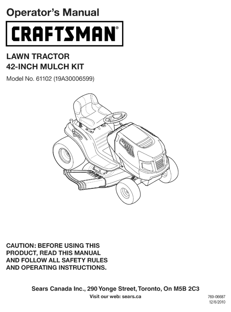 Craftsman 61102 User manual