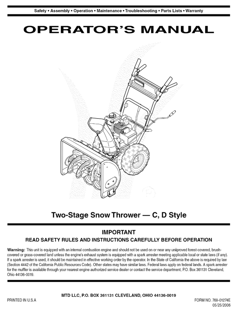 MTD 31A-6ACE700 User manual