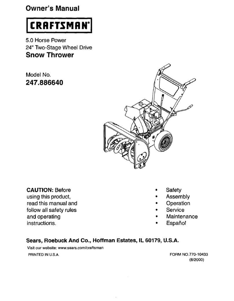 Craftsman 247.886640 owner's manual