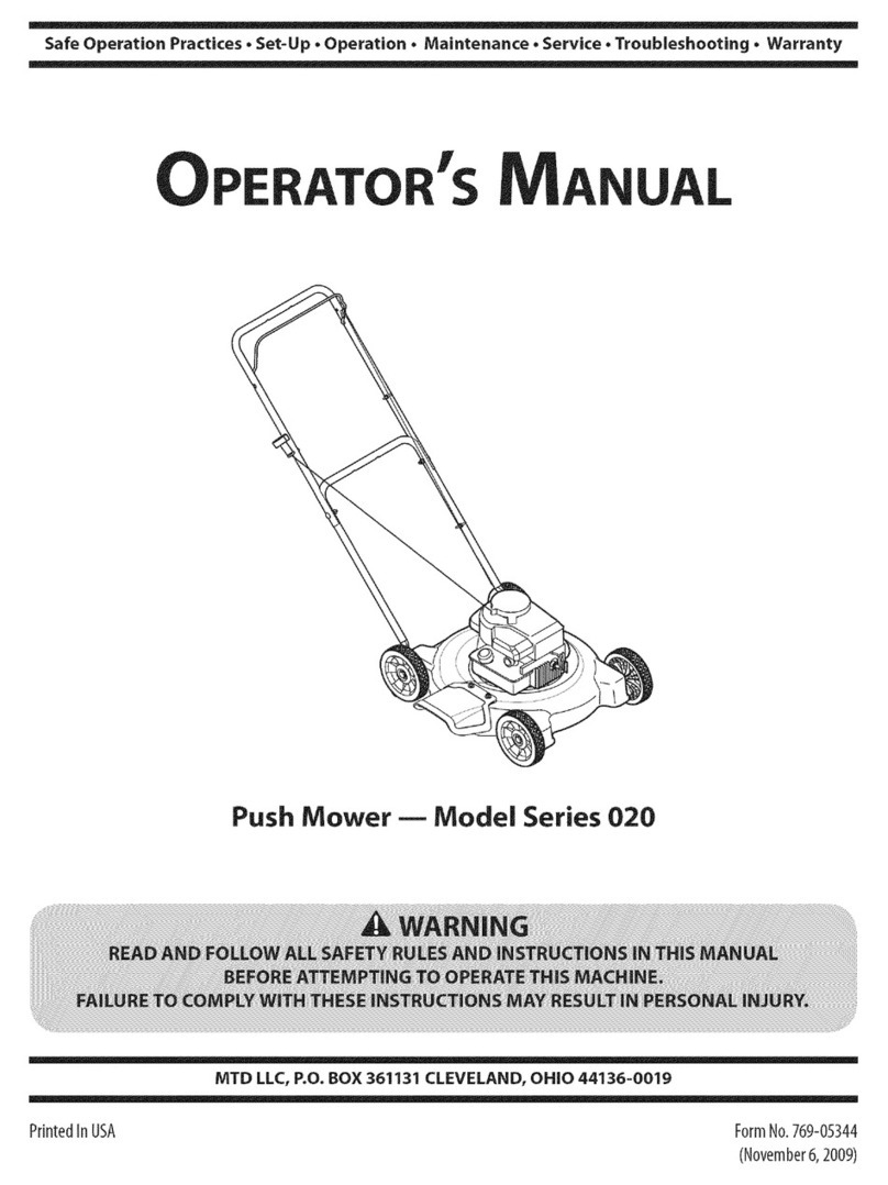 MTD 020 Series User manual