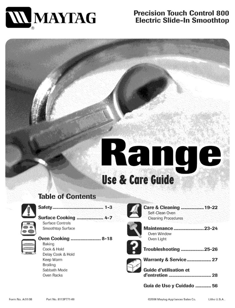 Maytag MES5775BAS19 Use & care guide Maytag MES5775BAS19 Use & care guide
