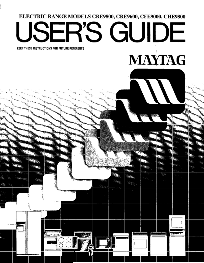 Maytag CRE9800 User manual
