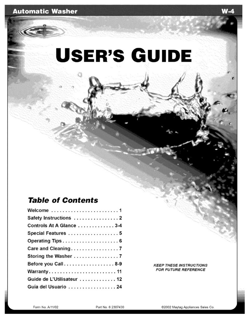 Maytag LAT9356AAE user guide