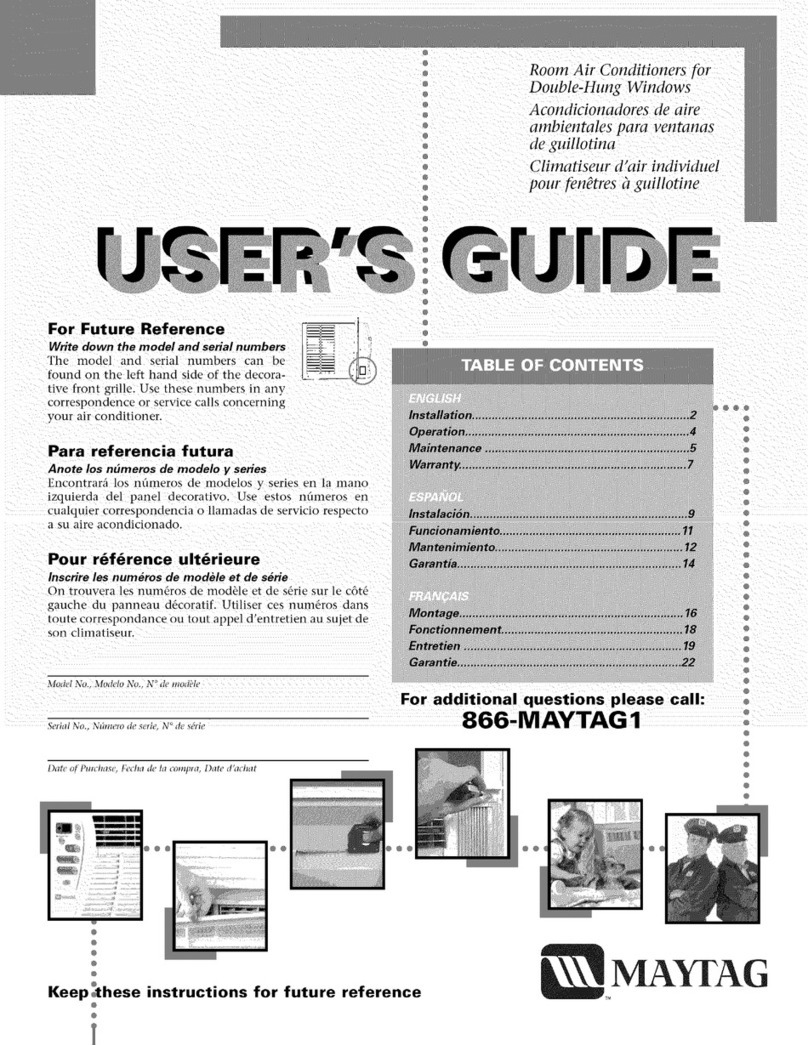 Maytag 23-11-2198N-004 User manual