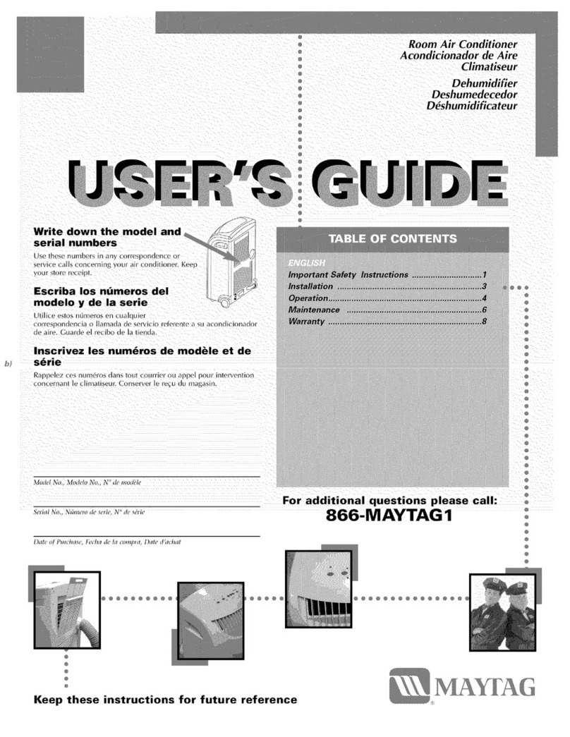 Maytag 23-11-2234N-001 User manual