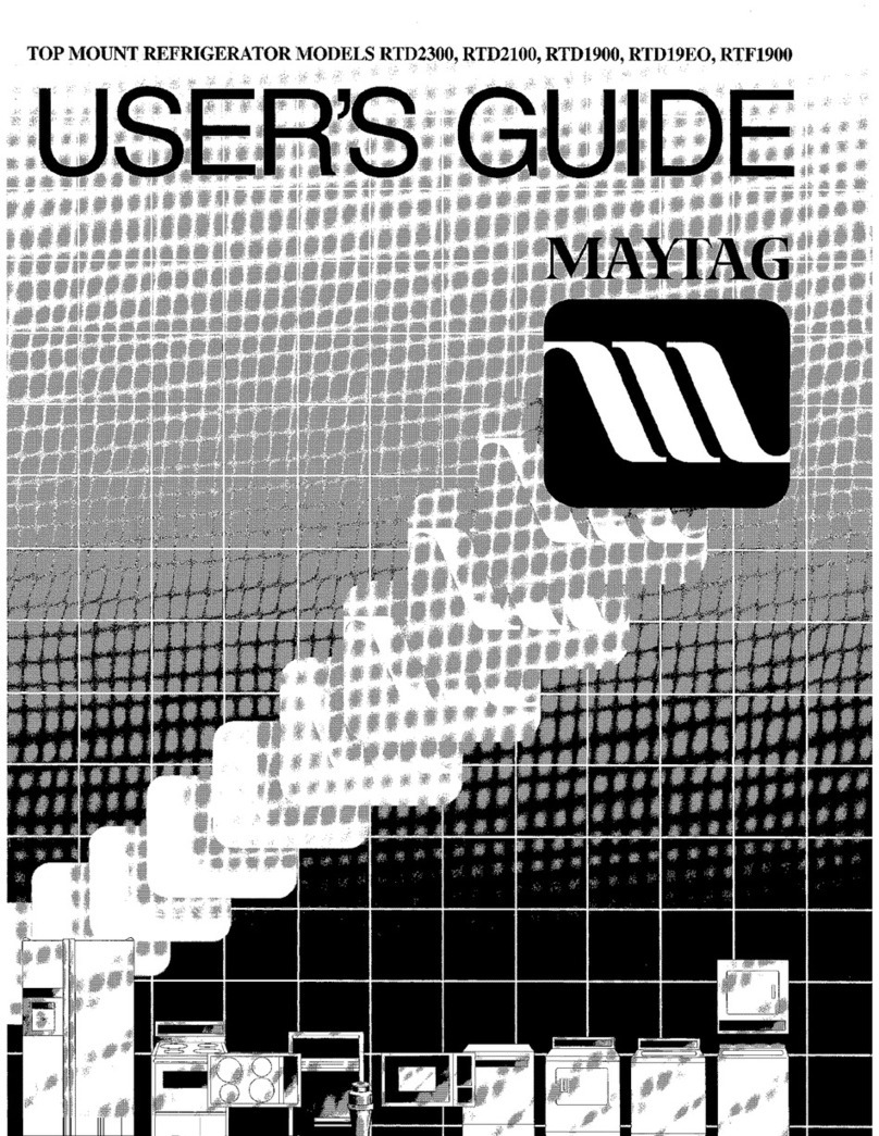 Maytag RTD2300 User manual