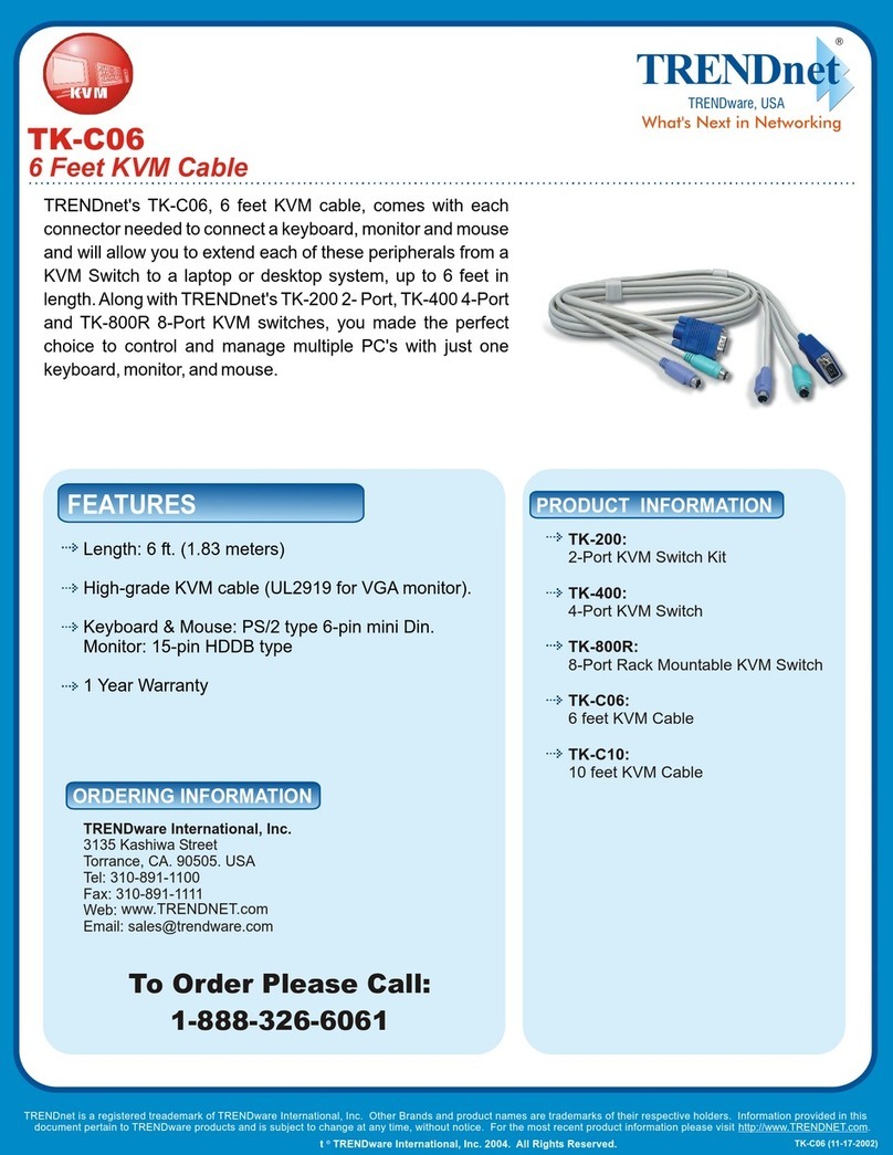TRENDnet TK-C06 User manual