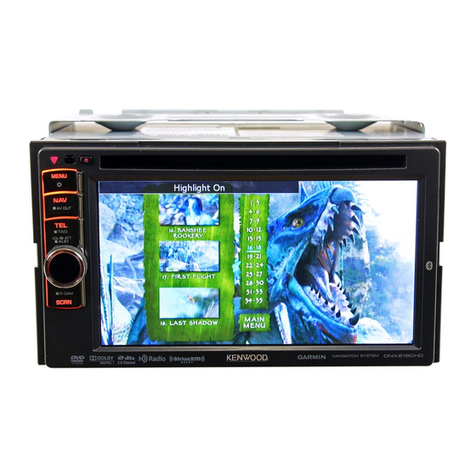 Kenwood DNX6190HD User manual