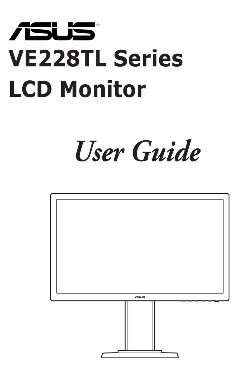Asus VE228TL Series User manual Asus VE228TL Series User manual