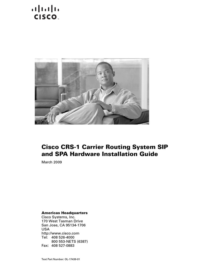 Cisco CRS-1 - Carrier Routing System Router Manual