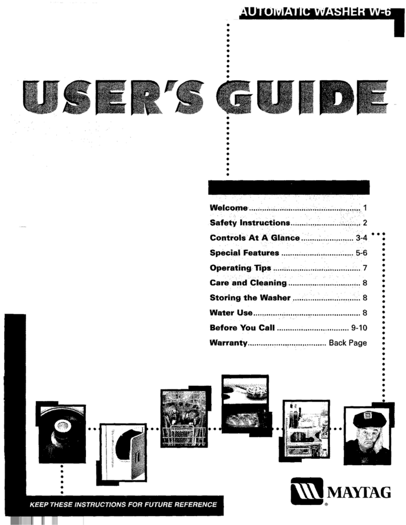 Maytag LAW9406AAE User manual