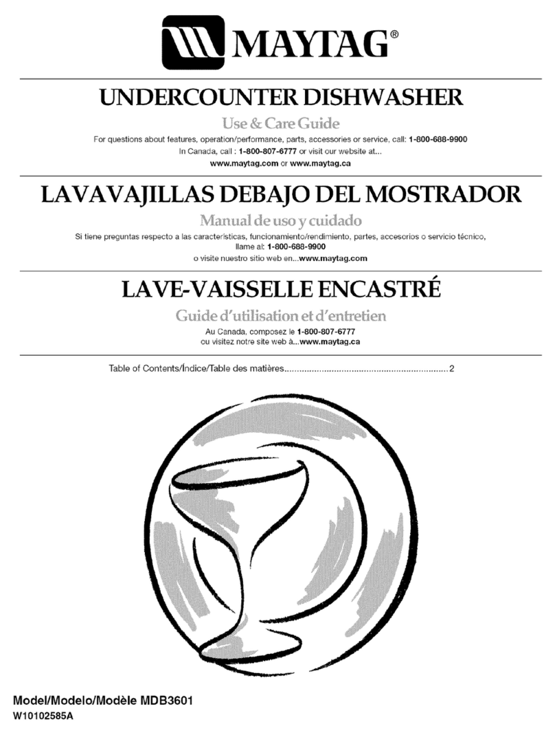 Maytag MDB3601AWW0 User manual