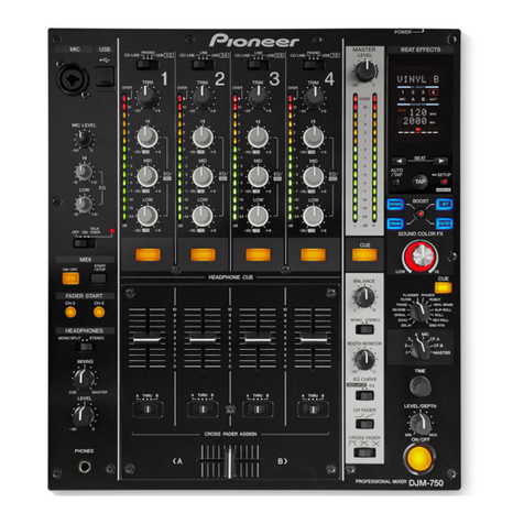 Pioneer DJM-750 User manual