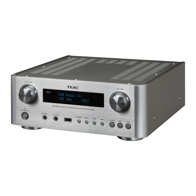Teac NP-H750 User manual