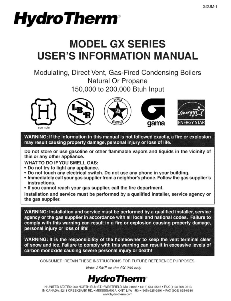 HydroTherm GX Series Guide