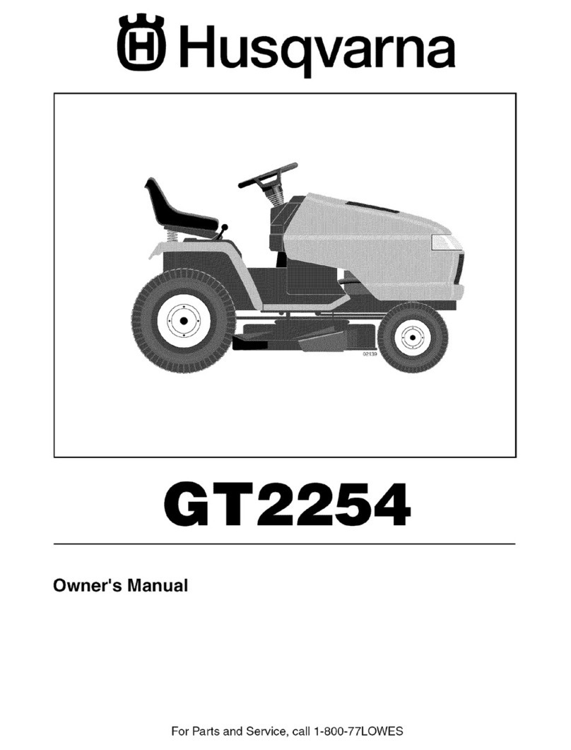 Husqvarna GT2254 owner's manual