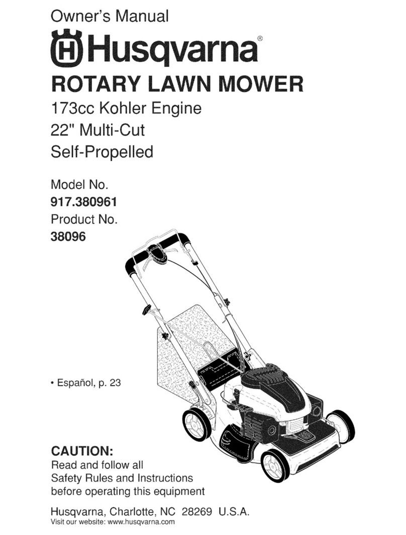 Husqvarna 917.380961 owner's manual