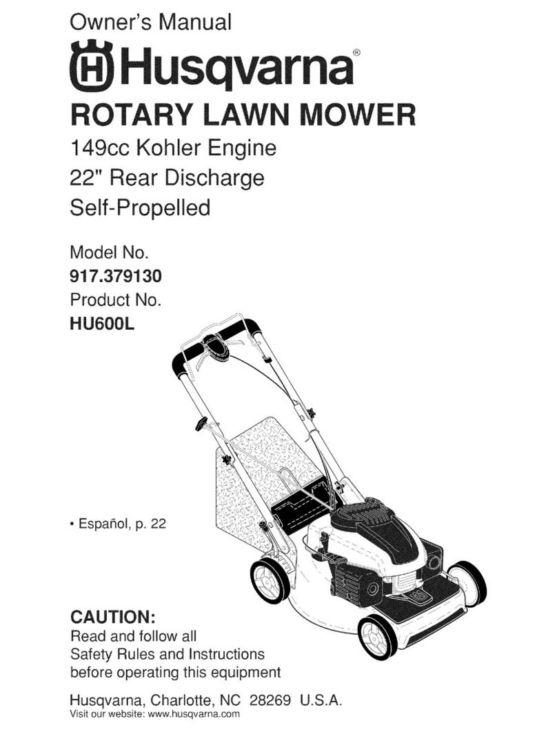 Husqvarna HU600L Owner's User manual