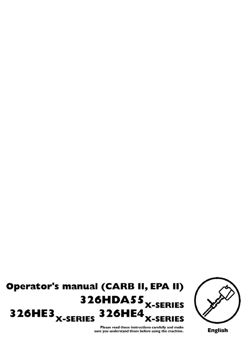 Husqvarna 326HE4 User manual