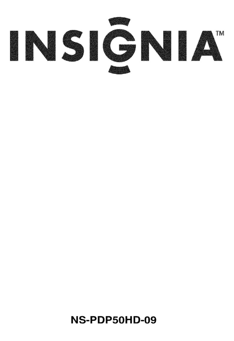 Insignia NS-PDP50HD-09 User manual