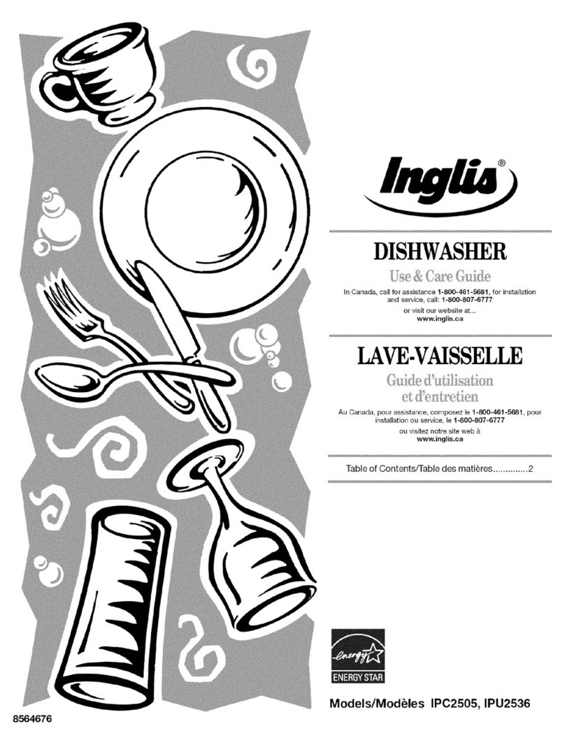 Inglis IPC2505 Use & care guide