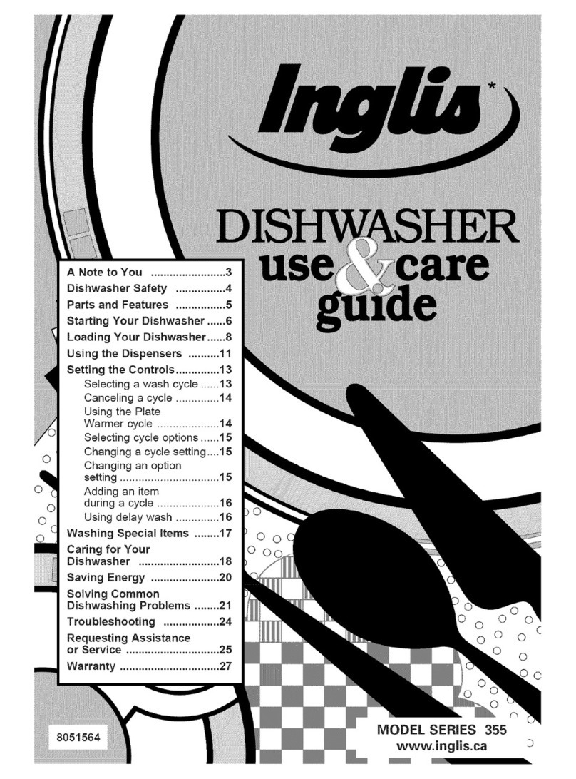 Inglis series 355 Use & care guide